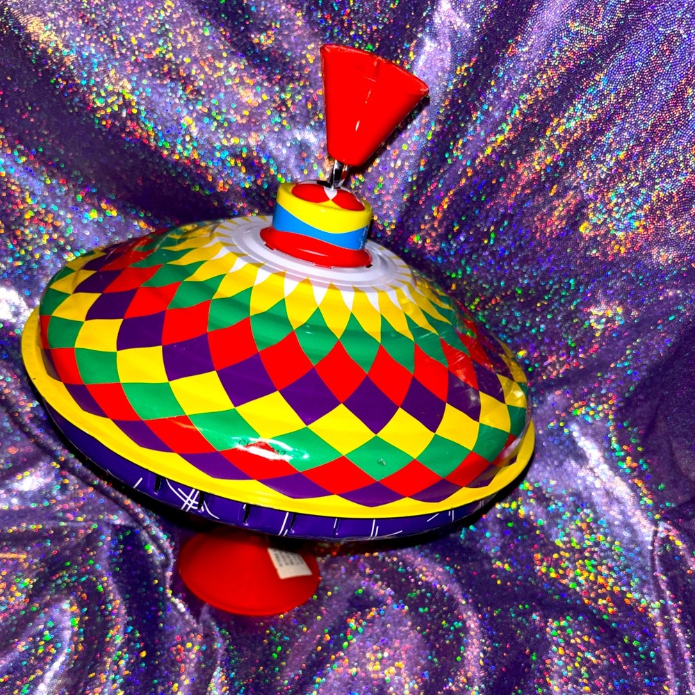 Vintage German Spin Top Toy